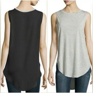 NWT Haute Hippie Sheer-Back Sleeveless Top